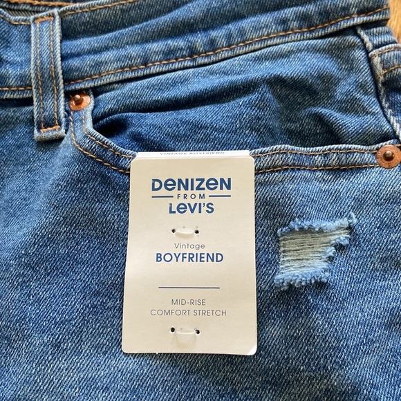 Denizen from Levi’s womens mid rise cropped boyfriend jeans nwt - Picture 7 of 7